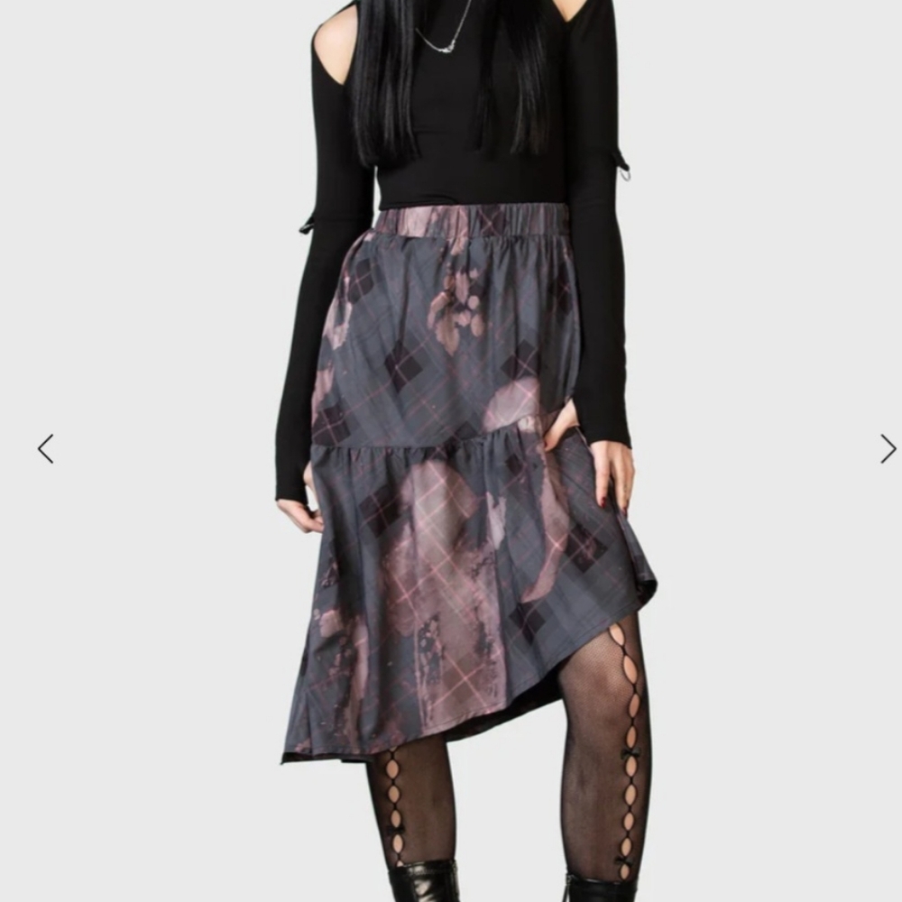 L Killstar Ruin midi skirt